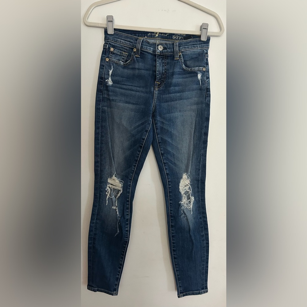 7 For All Mankind Ankle Skinny Denim